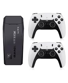 Sanjary Game Stick with two wireless controllers 64gb 10000 for retro video game for kids -Color May Vary