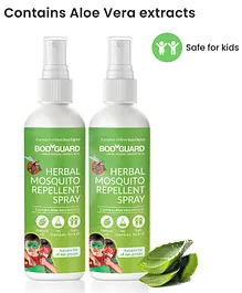 BodyGuard Herbal Mosquito Repellent Spray Pack of 2 - 100 ml Each