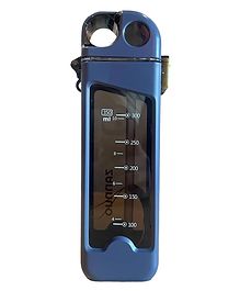 Ji and Ja New Lighter Shape Water Bottle BPA-free Silicone Seal, one-button Lid Opening, Square Mouth High Value Straw Cup Portable Water Bottles For Gift (Random color)  350 ml