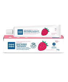 Mee Mee Fluoride-Free Strawberry Flavor Toothpaste - 70 Gram