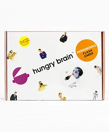 Hungry Brain Professionals 24 Flash Cards - Multicolor