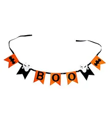 Li'll Pumpkins Halloween Boo Bunting - Orange & Black