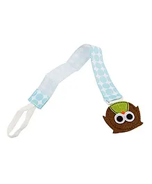 Babies Bloom Forest Friends Owl Pacifier Clip Pack Of 2 - Multi Color