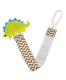 Babies Bloom Dino Pacifier Clip Pack Of 2 - Multi Color