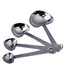Babies Bloom Stainless Steel Measuring Spoons Set of 4 - Silver