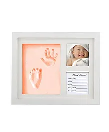 Babies Bloom Hand-Print And Footprint Frame Kit - Orange