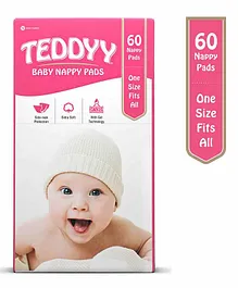 Teddyy Nappy Pads - 60 Pieces