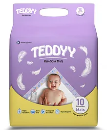 Teddyy Disposable Changing Mats - 10 Pieces