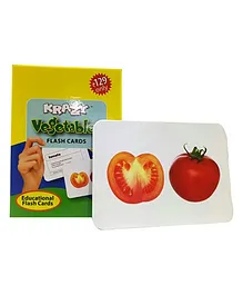 Krazy Vegetables Mini Flash Cards - 24 Cards