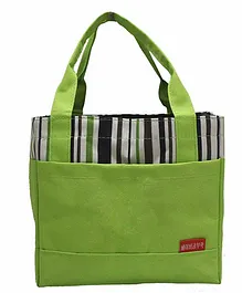 Ez Life Stripes Lunch Bag - Green