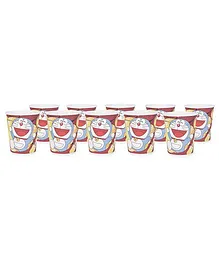 Doraemon Paper Party Glasses Pack of 10 - Multicolored 