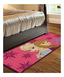Disney By Athom Living Frozen Character Print Carpet - Pink