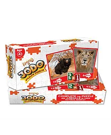 Kaado Jodo Sloth Bear & Lion 2 In 1 Puzzle - 16 & 64 pieces 