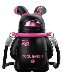 Little Surprise Box Black Alien Spaceship Stainless Steel Water Bottle For Kids 470ml