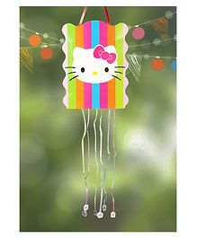 Funcart Hello Kitty Theme Party Pull String Pinata Khoi Bag - Multicolor