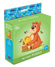 Braino Kidz My First Mini Jigsaw Puzzle Bear Multicolor - 25 Pieces