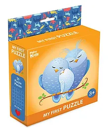 Braino Kidz My First Mini Jigsaw Puzzle Owl Multicolor - 25 Pieces