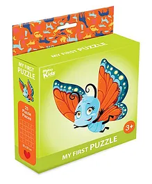 Braino Kidz My First Mini Jigsaw Puzzle Butterfly Multicolor - 25 Pieces