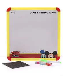Disney Mickey Mouse 2 In 1 Slate & Writing Board (Color May Vary)