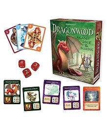 YAMAMA Card Game Dragon Wood A Game of Dice And Daring Board Game Unique Cards Game Collation To Play With Your Kids Adults And Friends Family - Multicolor