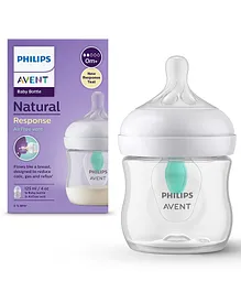 &nbsp;Avent Natural Response 125 ml
                              Baby Feeding Bottle with Air Free Vent |
                              Uniquely Designed Nipple releases milk
                              only when baby drinks | Pack of 1
                              (Packaging May Vary)