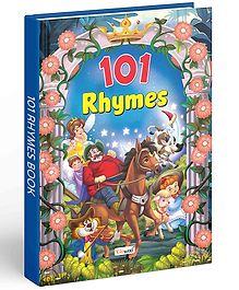 101 Rhymes Book for kids (Hardbound) :  Children's rhymes collection, Learning book for kids,  Rhymes for early readers, Kids fun learning book.