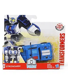 Transformers RID Combiner Force Strongarm Figure Car - Blue