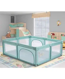 Babyhug Smart Portable with Safety Lock
                        Playpen with Play Gate Fence - Blue(Colour may
                        vary)