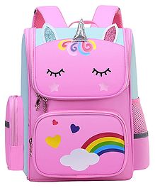 SYGA Children's Lightweight Schoolbag For Primary School Students,With Cartoon Design  (Pink)