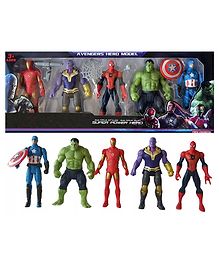ADKD Superhero Action Figure Toy Set of Small 5 Superheroes Toys- Random Design