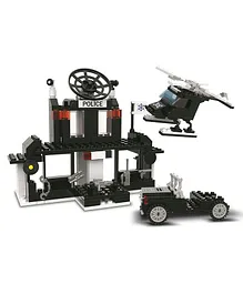 Playzu Building Blocks City Police Control Station  604 Pieces