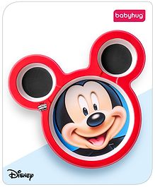 Babyhug Diseny Mickey Shape 3 Section Plate - Multicolor