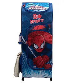 Marvel Spider Man Fun Closet Folding Wardrobe - Blue Red