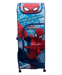 Marvel Spider Man Fun Closet Folding Wardrobe - Light Blue Red