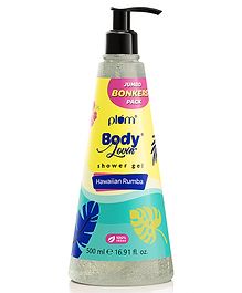 Plum BodyLovin' Hawaiian Rumba Shower Gel SLS-Free Body Wash with  Long Lasting Beachy Fragrance - 500 ml