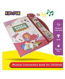 KIDS FUN Toys Intelligence Reading & Interactive Learning Sound E book For Kids Electronic Intelligent Book With Fun Activities Clear Voice Touch Sensors Multicolor -English Color May Vary