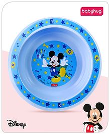 Babyhug Disney Mickey Print Round Bowl Blue -  180 ml