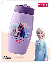 Babyhug Disney Spout Sipper with Frozen Print Purple - 420 ml