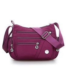 SYGA Women's Small Crossbody Bag, Waterproof Nylon, Sling Bag(Purple)