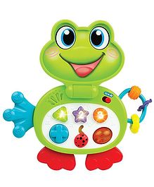 Winfun Busy Animal Froggy Laptop with Lights & Music - Green