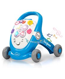 Baybee Oleo Baby Walker for Kids, Baby Activity Walker With Music, LED Light, Rotating Gears & Easy Grip Push Handle | Kids Walker For Baby Toddlers (Blue)