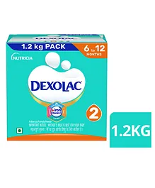 Dexolac Infant Formula Baby Milk
                              Powder 1.2 kg - Stage 2 (6 - 12 Months)