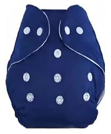 Sparkle Joy Washable & Reusable Cloth Diaper Pocket Without Inserts - Blue