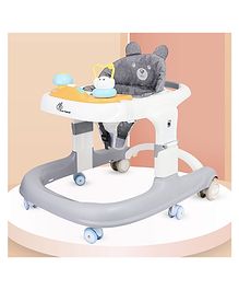 R for Rabbit Little Feet Sportz Walker -Grey & White