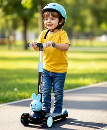 R for Rabbit Road Runner Bunny Kids
                        Scooter, 3 Level Adjustable Height, Smart Fold
                        & PU LED Wheels Kick Scooter with Brake for
                        3+ Years Kids, Weight Capacity Upto 75kgs (Black
                        Blue)