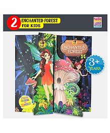 Hello Friend Books 3D Model Activity Set: Enchancted Forest- Create Your Own Fairy Forest Model with Stickers and Colouring Sheets