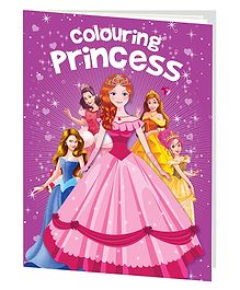 Princess Colouring Book: Jumbo Copy Colouring - Practice Drawing, Painting and Colouring with Reference for Kids (Book 1)