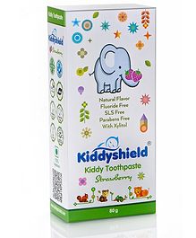 Kiddyshield Baby Toothpaste Strawberry For Kids 80 g (Pack of 1)