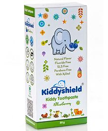 Kiddyshield Baby Toothpaste Blueberry|Fluoride Free For Baby and Kids 80 g (Pack of 1)