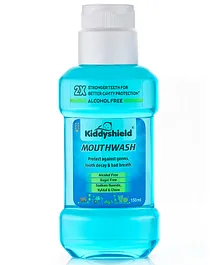 Kiddyshield Mint Mouth Wash with Cavity Protection 150 ml- Alcohol and Sugar Free
